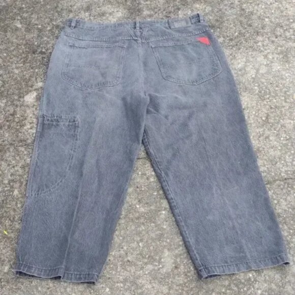 Vintage Marithe Francois Girbaud 90s Gray Jeans Knife Pocket Y2K Grunge 42x27 - Picture 3 of 11